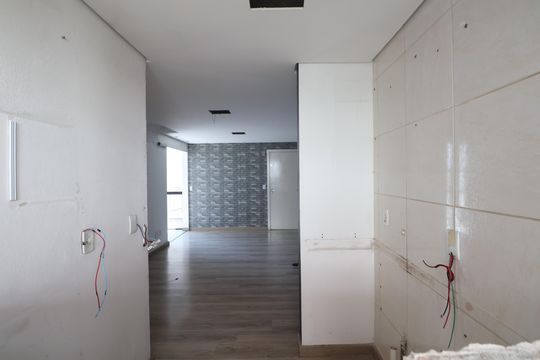 Cozinha e Área de Serviço de apartamento à venda com 3 quartos, 61m² em Estância Velha, Canoas