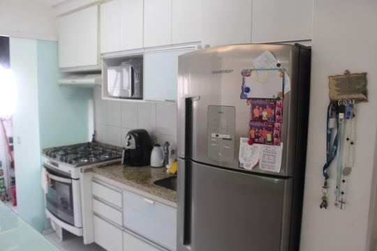 Cozinha de apartamento à venda com 3 quartos, 83m² em Boa Vista, São Caetano do Sul