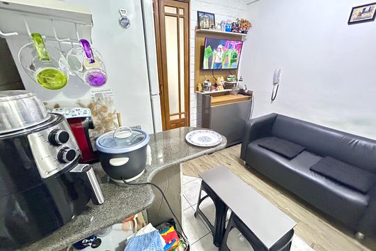 Cozinha de kitnet/studio à venda com 1 quarto, 24m² em Centro, Guarulhos