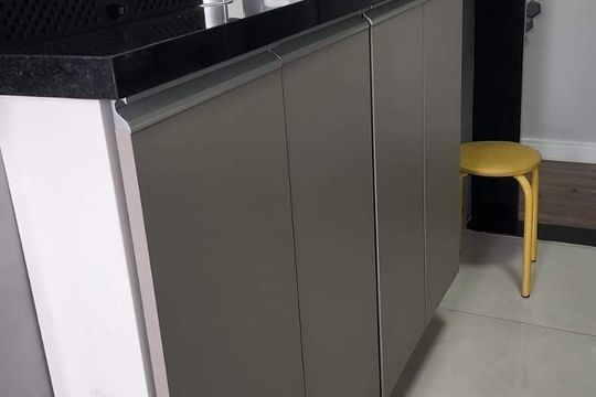 Cozinha de apartamento para alugar com 2 quartos, 50m² em Vila Arapua, São Paulo