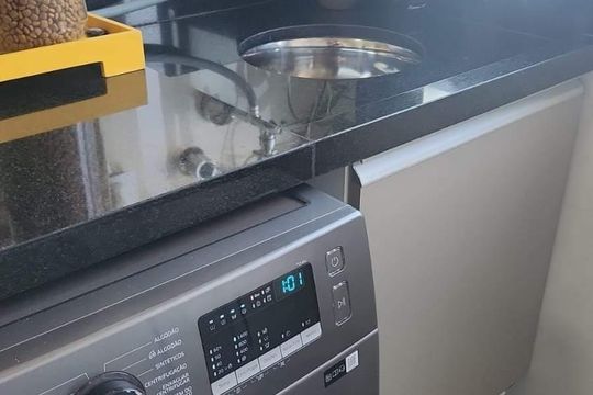 Área de serviço de apartamento para alugar com 2 quartos, 50m² em Vila Arapua, São Paulo
