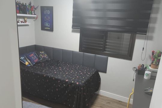 Quarto de apartamento para alugar com 2 quartos, 50m² em Vila Arapua, São Paulo