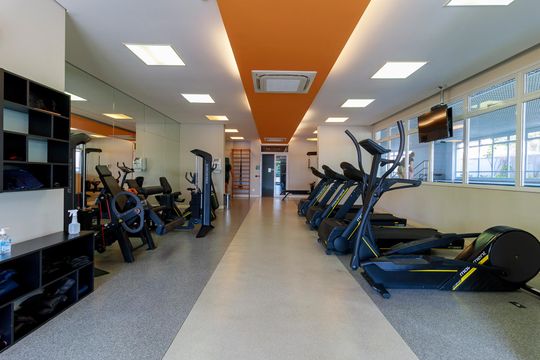 Academia de apartamento para alugar com 1 quarto, 49m² em Campo Belo, São Paulo
