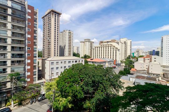 Vista de apartamento para alugar com 1 quarto, 49m² em Campo Belo, São Paulo