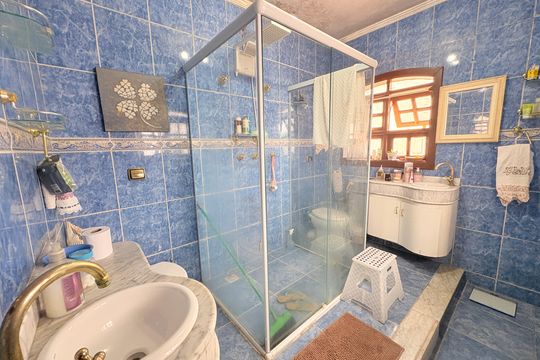 Banheiro da Suíte 3 de casa à venda com 3 quartos, 638m² em Parque Centenário, Jundiaí