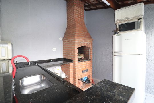 Área comum - Salão de festas de apartamento à venda com 3 quartos, 83m² em Vila Guiomar, Santo André