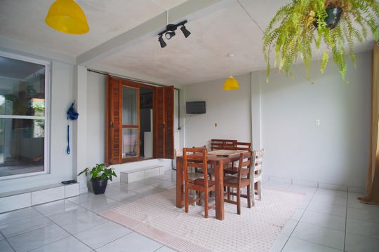 Sala de Jantar de casa à venda com 2 quartos, 80m² em Santos Dumont, São Leopoldo