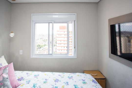 Quarto Suíte de apartamento à venda com 2 quartos, 56m² em Centro, Diadema