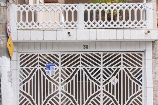 Fachada de casa à venda com 3 quartos, 125m² em Jardim Santa Maria, São Paulo
