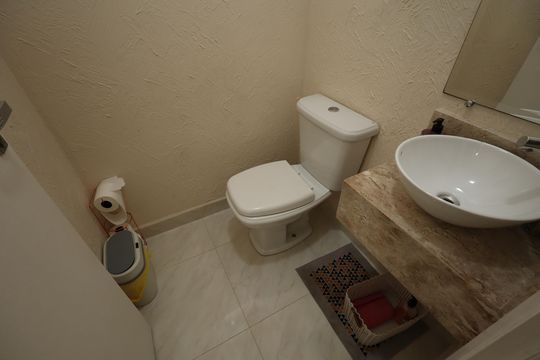LAVABO de casa para alugar com 3 quartos, 220m² em Parque Novo Oratório, Santo André