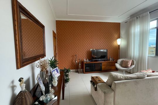 Sala de apartamento à venda com 3 quartos, 104m² em Moneró, Rio de Janeiro
