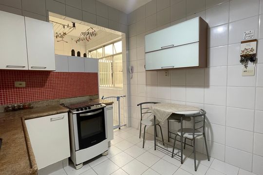 Cozinha de apartamento à venda com 3 quartos, 104m² em Moneró, Rio de Janeiro