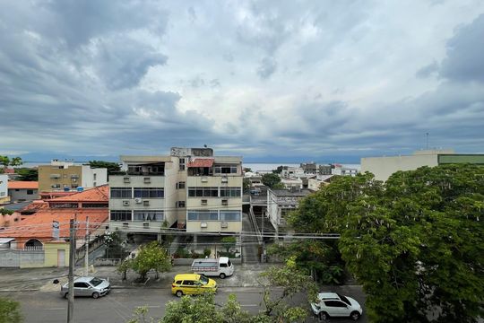 Vista da Sala de apartamento à venda com 3 quartos, 104m² em Moneró, Rio de Janeiro
