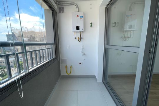 Varanda de kitnet/studio para alugar com 1 quarto, 29m² em Butantã, São Paulo