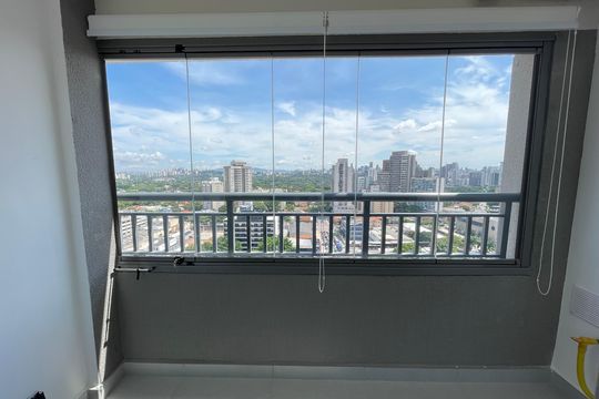 Varanda de kitnet/studio para alugar com 1 quarto, 29m² em Butantã, São Paulo