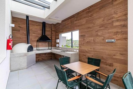 Área comum - Churrasqueira de kitnet/studio para alugar com 1 quarto, 29m² em Butantã, São Paulo