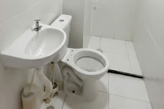 Banheiro de apartamento para alugar com 2 quartos, 32m² em Jardim Gilda Maria, São Paulo