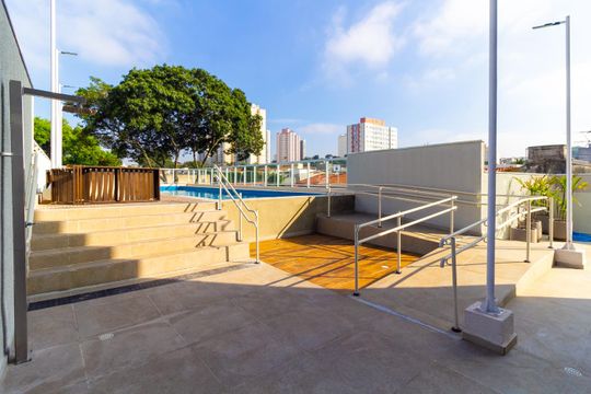 Área comum - Piscina de apartamento para alugar com 2 quartos, 36m² em Vila Santa Clara, São Paulo