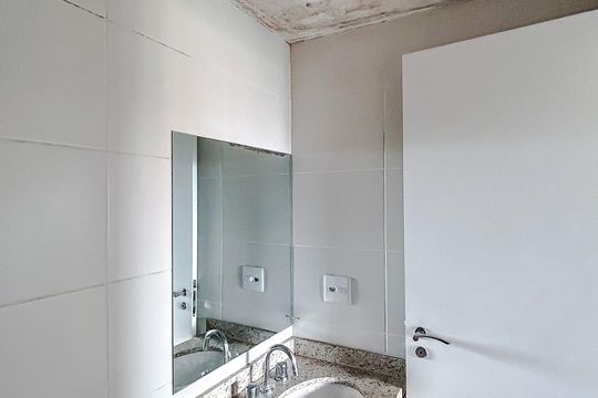 Banheiro da Suíte de apartamento à venda com 1 quarto, 45m² em Vila Gomes Cardim, São Paulo