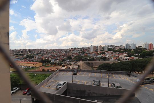 Vista Área de Serviço de apartamento à venda com 2 quartos, 44m² em Jardim Utinga, Santo André