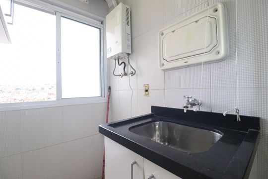 Área de Serviço de apartamento à venda com 2 quartos, 44m² em Jardim Utinga, Santo André