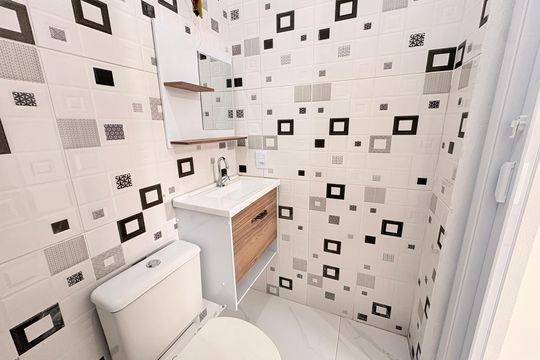 Banheiro da Suíte 1 de casa à venda com 3 quartos, 161m² em Núcleo Colonial Barao de Jundiaí, Jundiaí