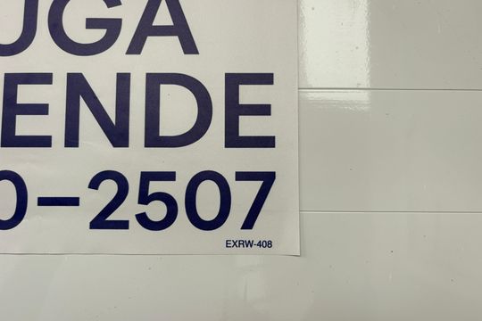 Plaquinha instalada COD EXRW-408 de casa à venda com 3 quartos, 161m² em Núcleo Colonial Barao de Jundiaí, Jundiaí