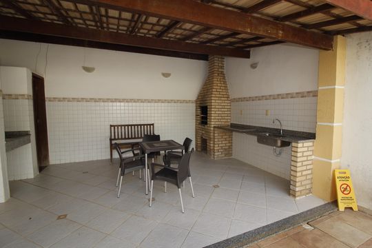 Área comum - Churrasqueira de casa de condomínio para alugar com 2 quartos, 97m² em Patamares, Salvador