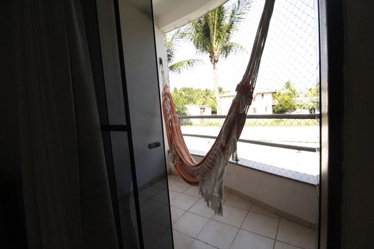 Suíte 1 - Varanda de casa de condomínio para alugar com 2 quartos, 97m² em Patamares, Salvador