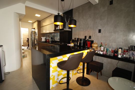 Cozinha de casa de condomínio para alugar com 2 quartos, 97m² em Patamares, Salvador