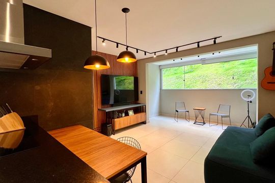 sala  de apartamento à venda com 2 quartos, 163m² em Buritis, Belo Horizonte