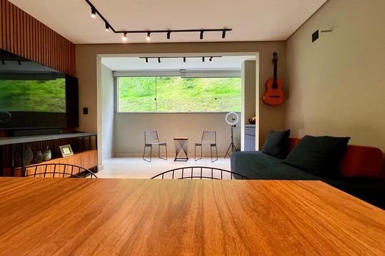 sala  de apartamento à venda com 2 quartos, 163m² em Buritis, Belo Horizonte