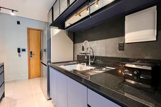 Cozinha de apartamento à venda com 2 quartos, 163m² em Buritis, Belo Horizonte