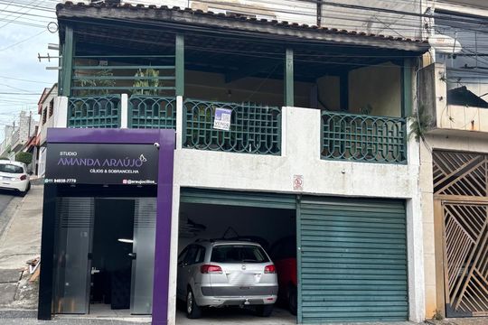 Fachada  de casa à venda com 3 quartos, 185m² em Vila Vitoria, São Bernardo do Campo