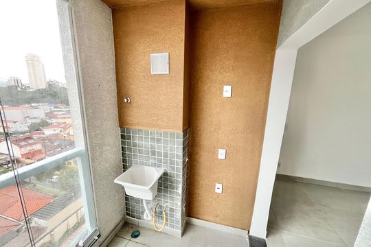 Varanda gourmet de apartamento à venda com 1 quarto, 33m² em Santana, São Paulo
