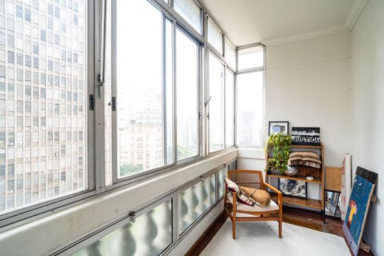 Varanda do Quarto 1 de apartamento à venda com 2 quartos, 153m² em Centro Histórico de São Paulo, São Paulo