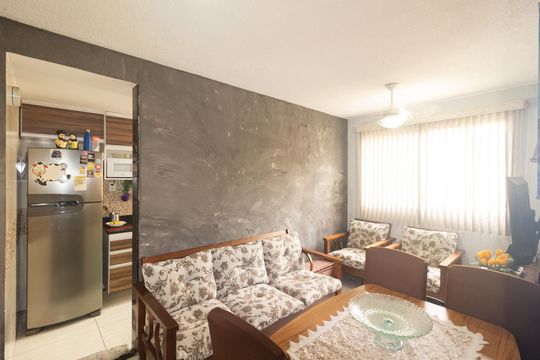 Sala de apartamento para alugar com 2 quartos, 45m² em Campo Grande, Rio de Janeiro