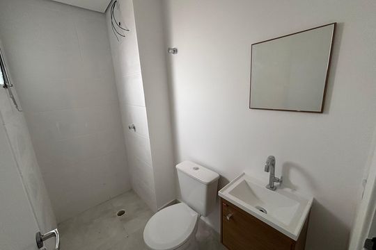 Banheiro social de apartamento para alugar com 2 quartos, 37m² em Cidade Antônio Estêvão de Carvalho, São Paulo
