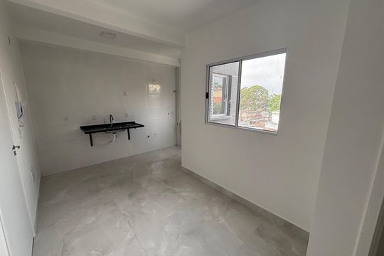 Sala/cozinha de apartamento para alugar com 2 quartos, 37m² em Cidade Antônio Estêvão de Carvalho, São Paulo