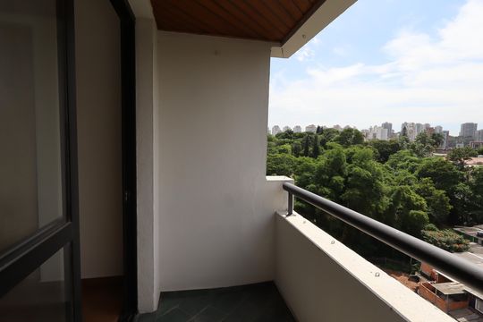 Varanda da Sala de apartamento para alugar com 2 quartos, 70m² em Super Quadra Morumbi, São Paulo