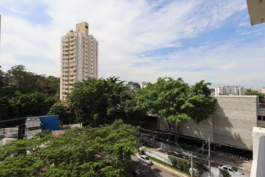 Vista da Varanda de apartamento para alugar com 2 quartos, 70m² em Super Quadra Morumbi, São Paulo