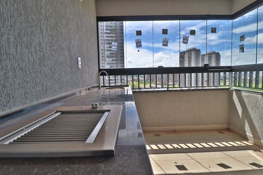 Varanda gourmet de apartamento para alugar com 3 quartos, 90m² em Jardim Sul, Uberlândia