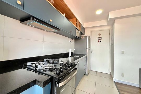 Cozinha de apartamento à venda com 2 quartos, 38m² em Vila Santa Catarina, São Paulo