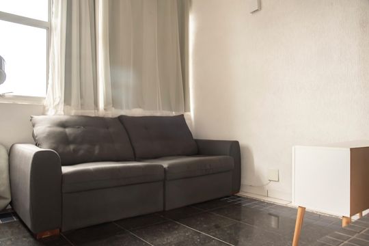 Sala de apartamento para alugar com 1 quarto, 79m² em Vila Clementino, São Paulo