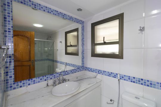 Banheiro 2  de apartamento à venda com 4 quartos, 150m² em Vila Mazzei, São Paulo