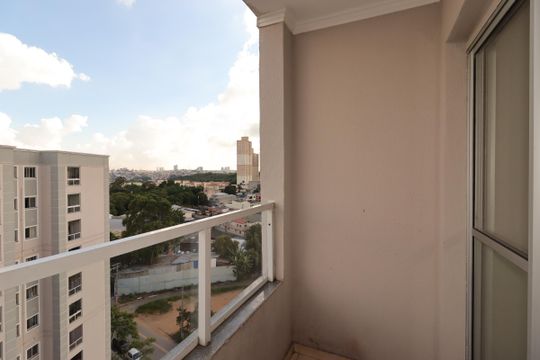 Sacada da Sala de apartamento à venda com 2 quartos, 50m² em Utinga, Santo André