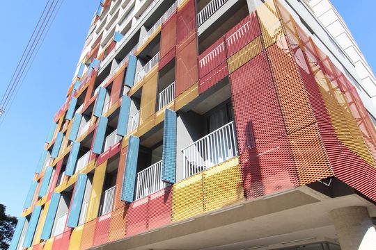 Fachada do Prédio de kitnet/studio à venda com 1 quarto, 35m² em Indianópolis, São Paulo