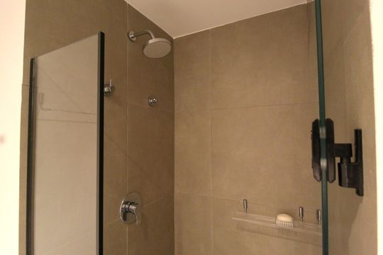 Banheiro de kitnet/studio à venda com 1 quarto, 35m² em Indianópolis, São Paulo