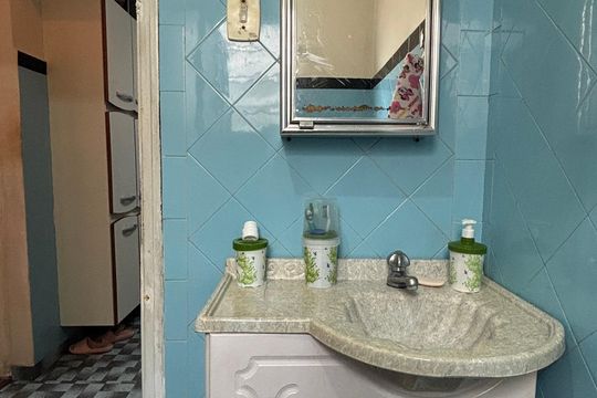 Banheiro de casa para alugar com 2 quartos, 220m² em Vila Bela Vista, Santo André
