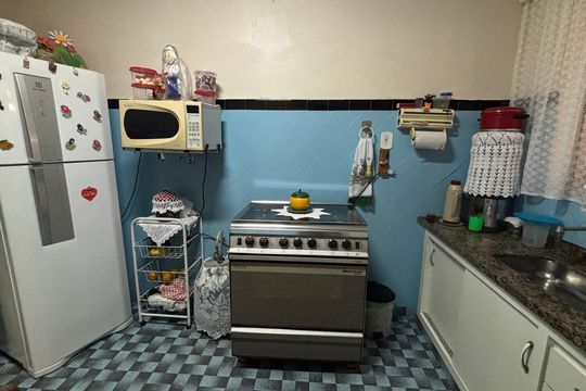 Cozinha de casa para alugar com 2 quartos, 220m² em Vila Bela Vista, Santo André